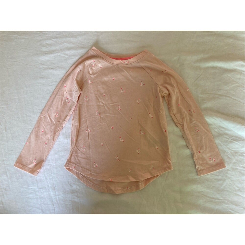 4T Cat & Jack girl clothes - 1 piece long sleeved shirt | nature theme